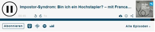 Impostor-Syndrom: Bin ich ein Hochstapler? – mit Franca Cerutti