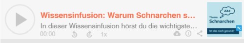 Wissensinfusion: Warum Schnarchen so gefährlich ist