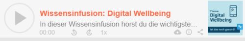 Wissensinfusion: Digital Wellbeing